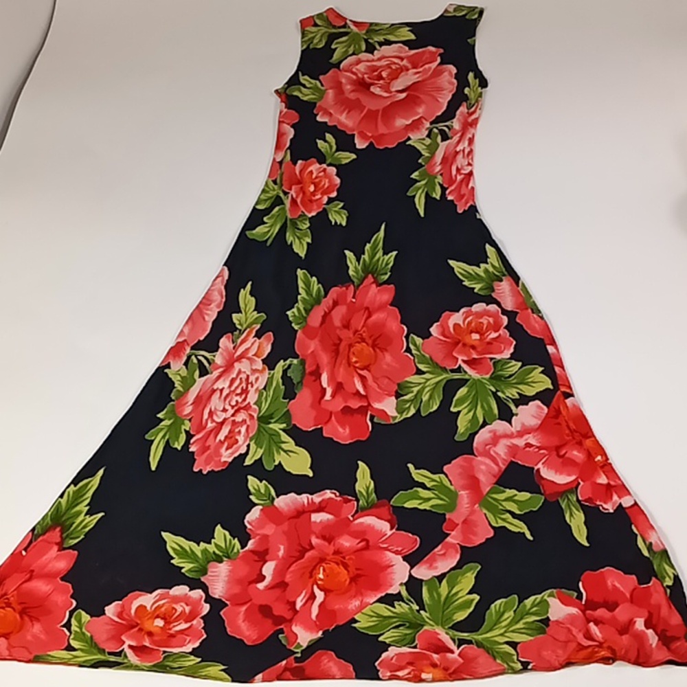 American Angel Sheer Floral Shift Dress Size Small - Picture 4 of 16